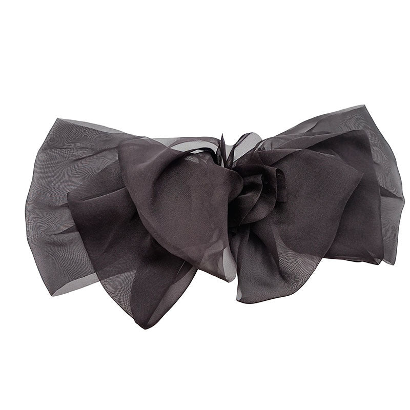 Wholesale Chiffon Gentle Butterfly Spring Hairpin